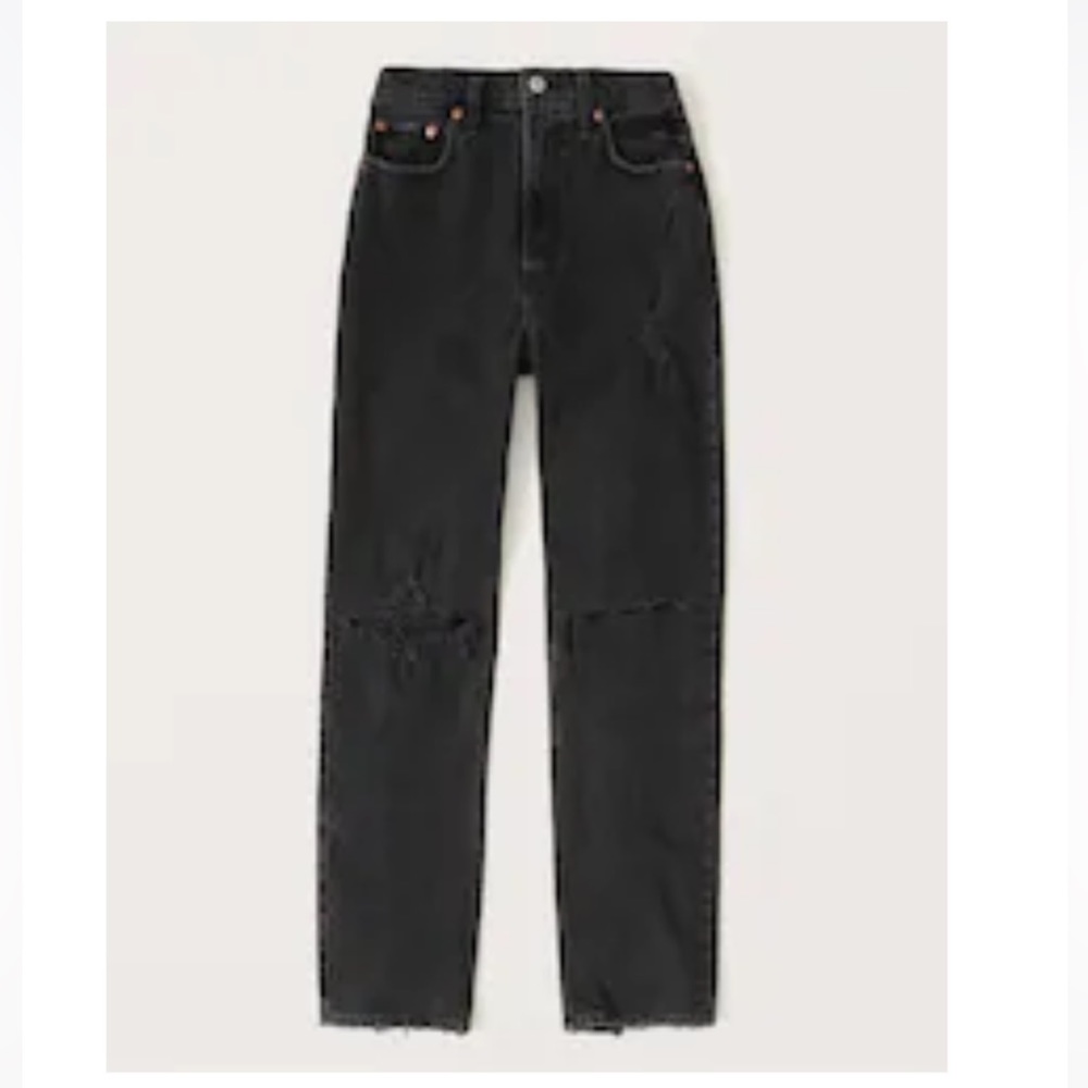 Abercrombie 90s Ultra High Rise Straight Jeans